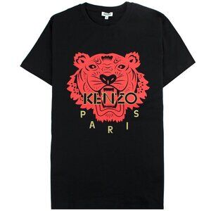 🛑 Kenzo Paris Red 3D Tiger T-shirt - Small, Authentic
